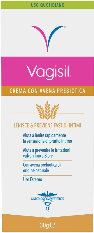 VAGISIL CREMA INTIMA 2 IN 1 USO QUOTIDIANO 30 G - Farmamood