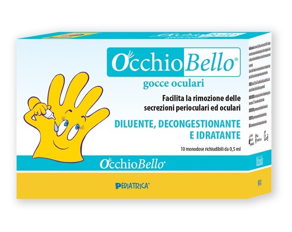 OCCHIOBELLO GOCCE OCULARI 10 FLACONCINI MONODOSE RICHIUDIBILI DA 0,5 ML - Farmamood