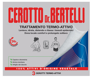 DR BERTELLI CEROTTO TERMO-ATTIVO 3 PEZZI - Farmamood