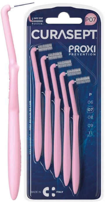CURASEPT PROXI ANGLE P07 ROSA/PINK 5 PEZZI - Farmamood
