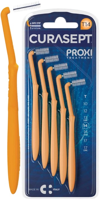 CURASEPT PROXI ANGLE P08 ARANTIO CHIARO/TANGERINO 5 PEZZI - Farmamood