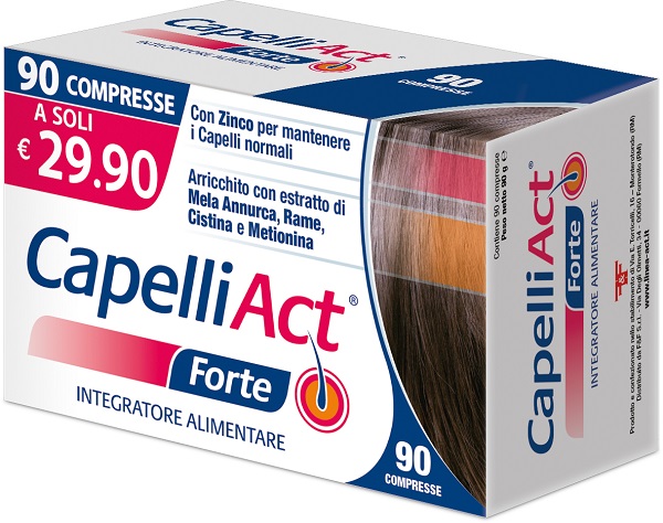 CAPELLI ACT FORTE 90 COMPRESSE - Farmamood