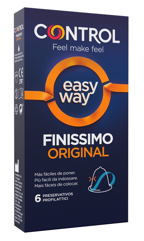 PROFILATTICO CONTROL FINISSIMO ORIGINAL EASY WAY 6 PEZZI - Farmamood