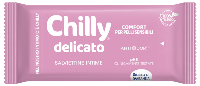 CHILLY SALVIETTE INTIME DELICATE 12 PEZZI - Farmamood