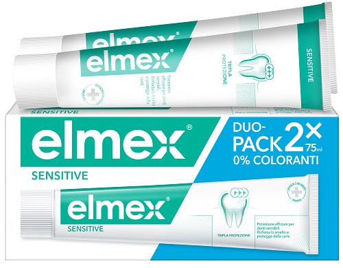 ELMEX SENSITIVE DENTIFRICIO BITUBO 2X75 ML - Farmamood