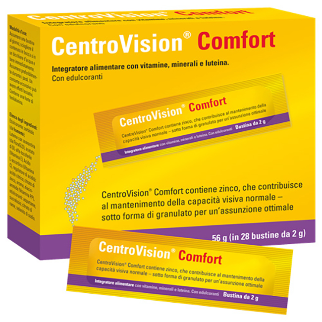 CENTROVISION COMFORT 28 BUSTINE GUSTO ARANCIA - Farmamood