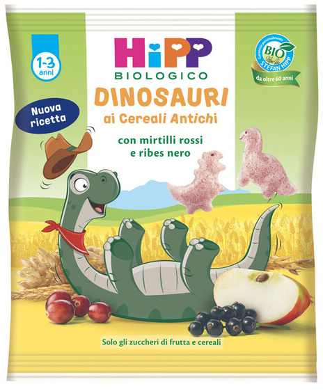HIPP BIO DINOSAURI CEREALI ANTICHI 30 G - Farmamood