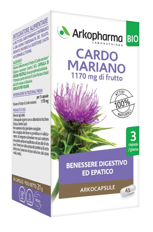 ARKO CAPSULE CARDO MARIANO 45 CAPSULE BIO - Farmamood