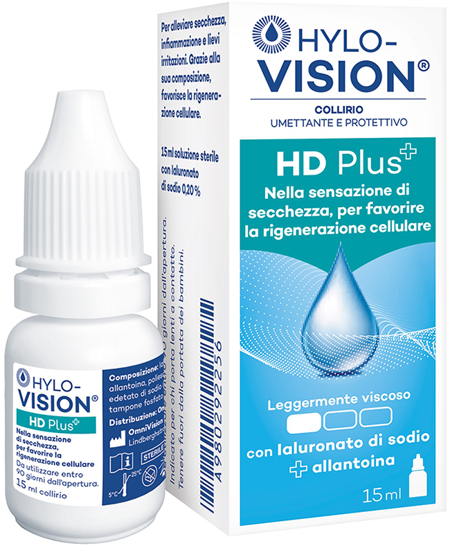 HYLOVISION HD PLUS COLLIRIO UMETTANTE E PROTETTIVO 15 ML - Farmamood