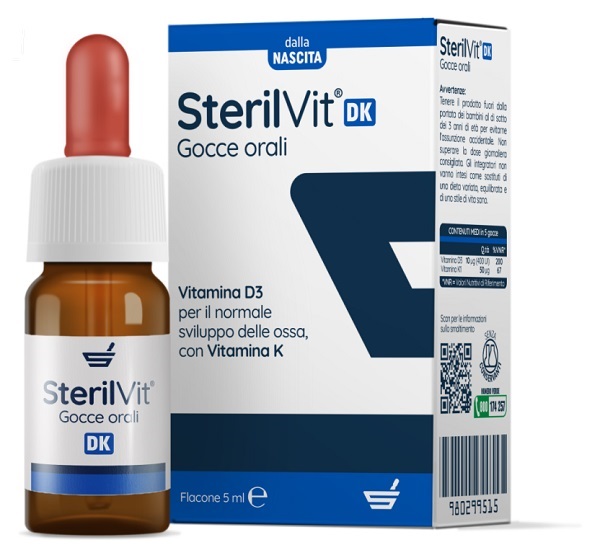 STERILVIT DK GOCCE 5 ML - Farmamood