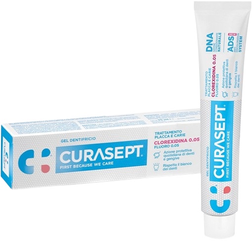 CURASEPT DENTIFRICIO 0,05 75 ML ADS+DNA - Farmamood