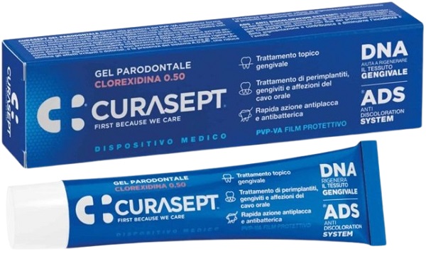 CURASEPT GEL PARODONTALE 0,5% 30 ML ADS + DNA - Farmamood