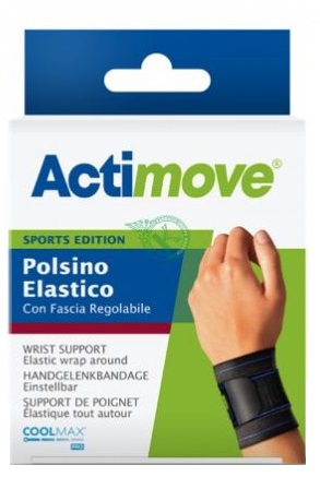 ACTIMOVE SPORTS EDITION POLSINO ELASTICO CON FASCIA REGOLABILE UNIVERSALE - Farmamood