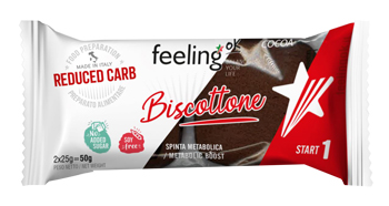 FEELING OK BISCOTTONE AL CACAO START 50 G - Farmamood