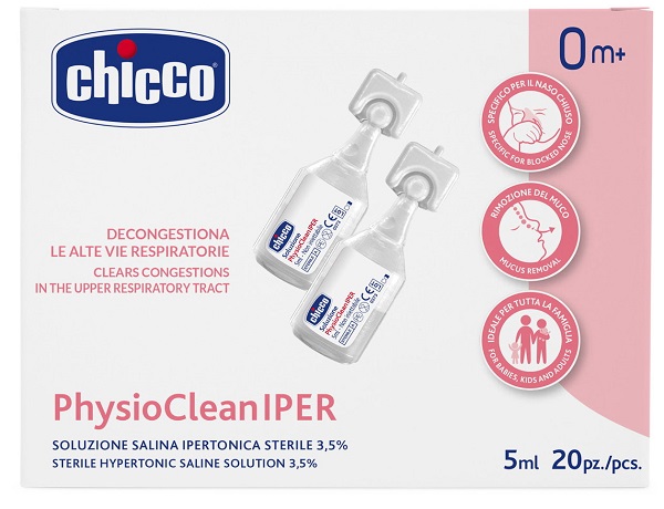 CHICCO SOLUZIONE HYPERTONIC 5 ML 20 PEZZI - Farmamood