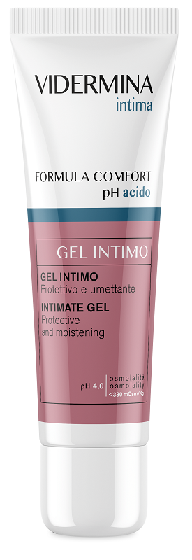 VIDERMINA INTIMA FORMULA COMFORT PH ACIDO GEL INTIMO PROTETTIVO E UMETTANTE NUOVA FORMULA 30 ML - Farmamood
