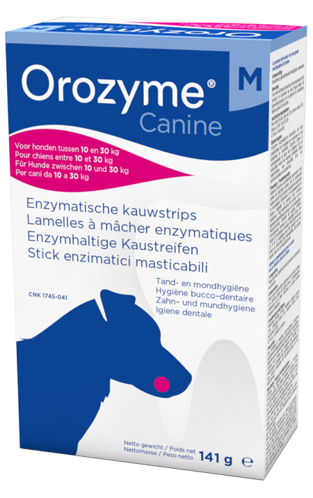 OROZYME CANINE STRISCE ENZIMATICHE MASTICABILI PER CANI DI TAGLIA MEDIA - Farmamood