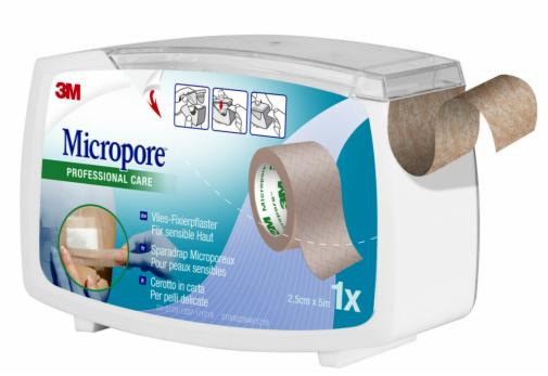 CEROTTO IN CARTA MICROPORE SURGICAL TAPE TAN M5X25MM DISPENSER - Farmamood
