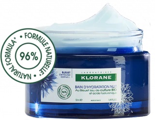 KLORANE CREMA IDRATANTE NOTTE FIORDALISO ACIDO IALURONICO 50 ML - Farmamood