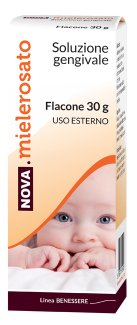 NOVA MIELEROSATO SOLUZIONE GENGIVALE 30 G - Farmamood