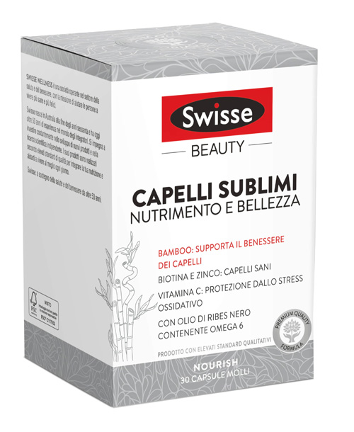 SWISSE CAPELLI SUBLIMI 30 CAPSULE - Farmamood
