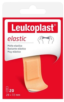 LEUKOPLAST ELASTIC 72X28 20 PEZZI - Farmamood
