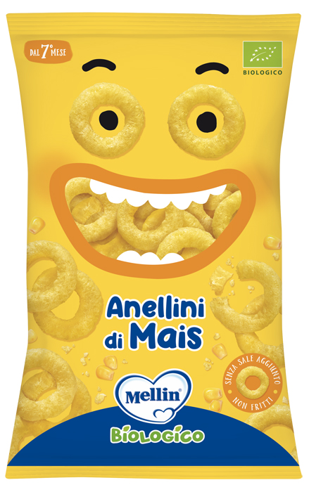 MELLIN SNACK BIO ANELLINI MAIS 15 G - Farmamood