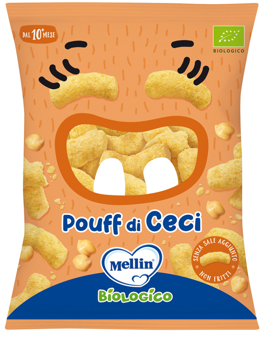 MELLIN SNACK BIO POUFF CECI 20 G - Farmamood