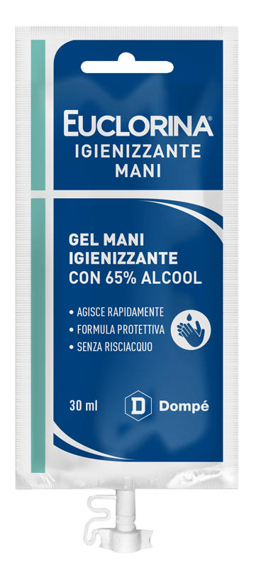 EUCLORINA GEL MANI IGIENIZZANTE 30 ML - Farmamood