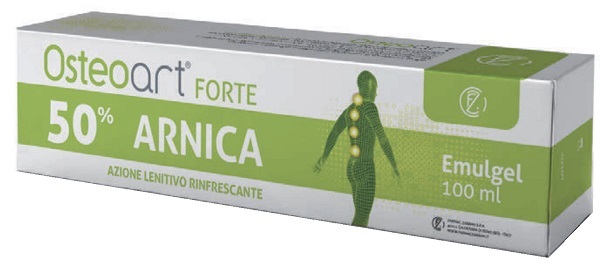OSTEOART FORTE 50% ARNICA EMULGEL 100 ML AZIONE LENITIVA RINFRESCANTE - Farmamood