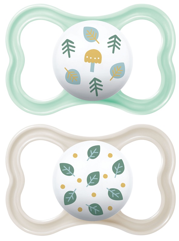 MAM AIR SUCCHIETTO 6+ MESI SILICONE MASCHIO 2 PEZZI - Farmamood