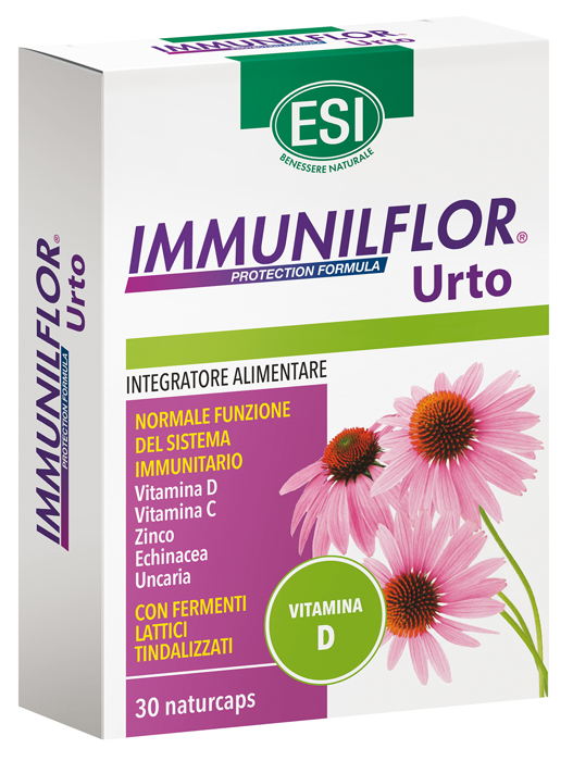 ESI IMMUNILFLOR URTO VITAMINA D 30 NATURCAPS - Farmamood