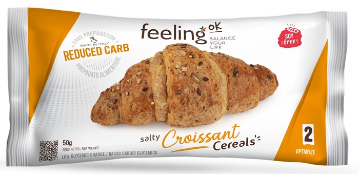 FEELING OK SALTY CROISSANT CEREALS OPTIMIZE 50 G - Farmamood