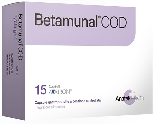 BETAMUNAL COD 15 CAPSULE - Farmamood