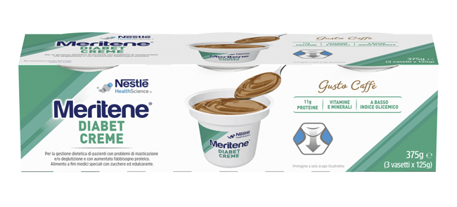 MERITENE DIABET CREME CAFFE' 3 X 125 G - Farmamood