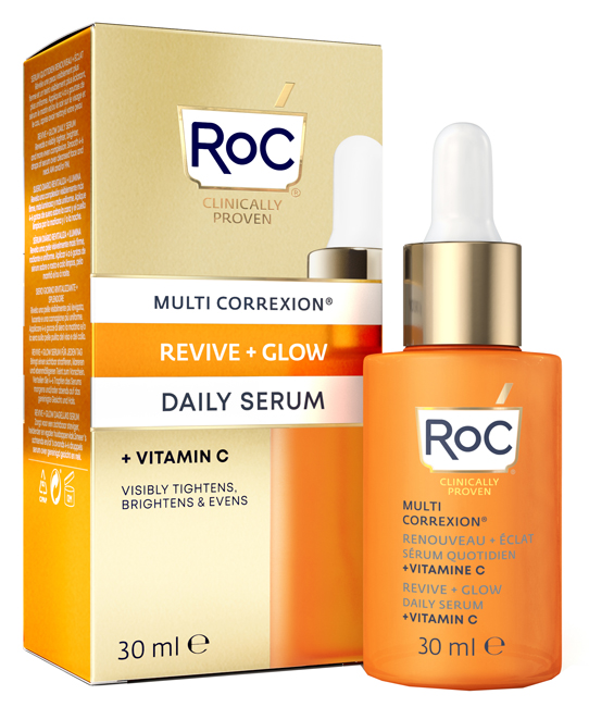 ROC MULTI CORREXION REVIVE + GLOW SIERO VISO 30 ML - Farmamood