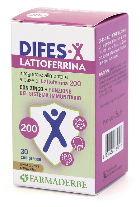 DIFES X LATTOFERRINA 200 30 COMPRESSE - Farmamood