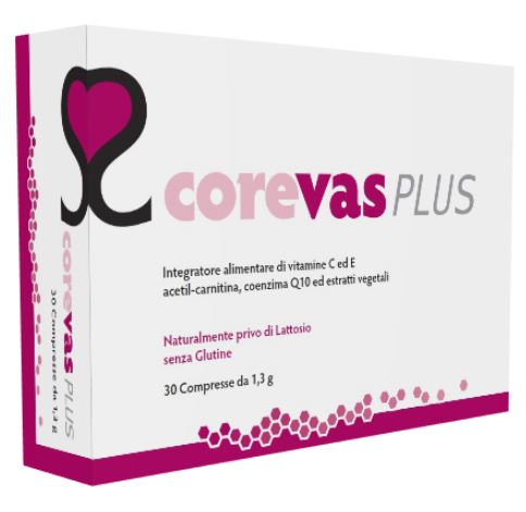 COREVAS PLUS 30 COMPRESSE - Farmamood