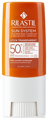 RILASTIL SUN SYSTEM PHOTO PROTECTION TERAPY SPF 50+ STICK TRASPARENTE 8,5 ML - Farmamood