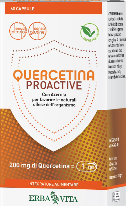QUERCETINA PROACTIVE 60 CAPSULE - Farmamood