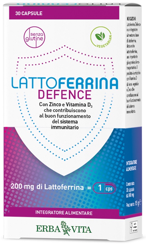 LATTOFERRINA DEFENCE 30 CAPSULE - Farmamood
