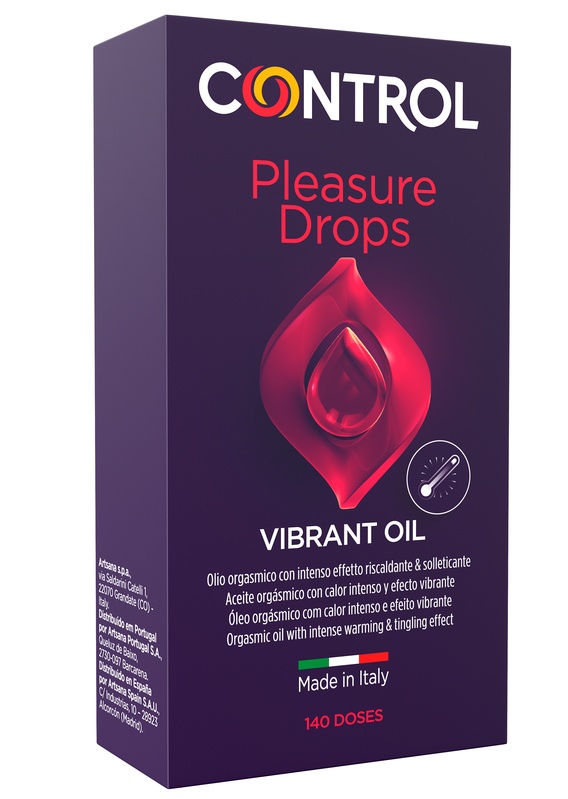 CONTROL VIBRANT OIL PLEASURE DROPS - Farmamood