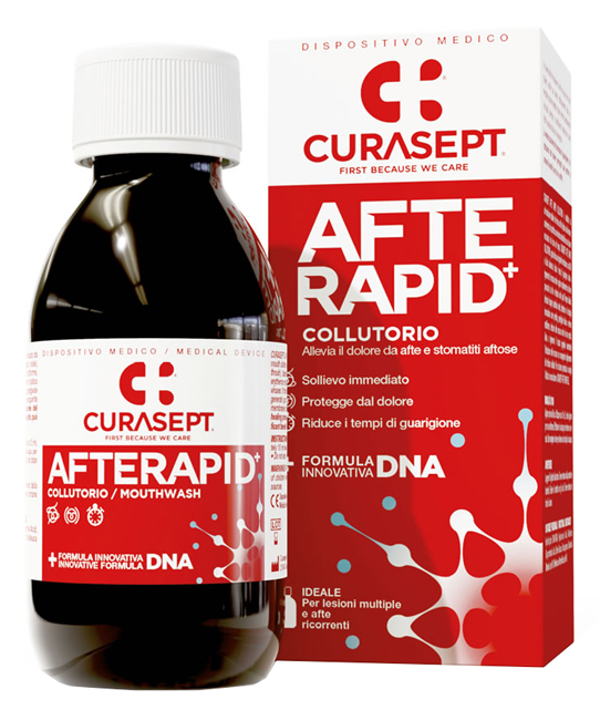 CURASEPT COLLUTORIO AFTE RAPID DNA 125 ML - Farmamood
