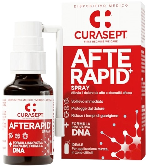 CURASEPT SPRAY AFTE RAPID DNA 15 ML - Farmamood