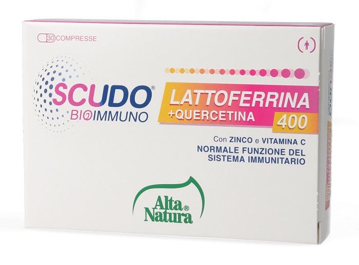 SCUDO LATTOFERRINA + QUERCETINA 400 30 COMPRESSE - Farmamood