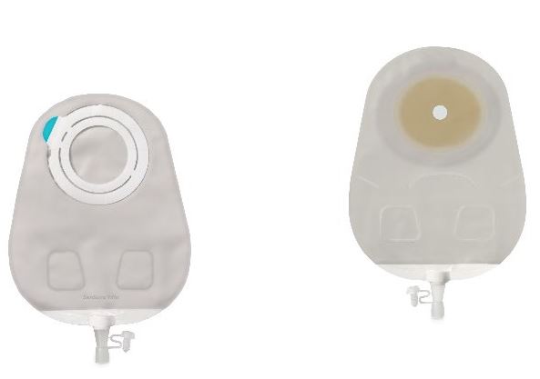 SENSURA MIO FLEX SISTEMA 2 PEZZI CON AGGANCIO ADESIVO SACCA MULTICHAMBER PER UROSTOMIA TRASPARENTE 50MM DA 550 ML 30 PEZZI - Farmamood
