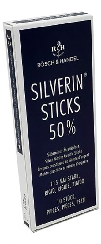SILVERIN STICKS 50% MATITA CAUSTICA AL NITRATO D'ARGENTO RIGIDO 115MM - Farmamood