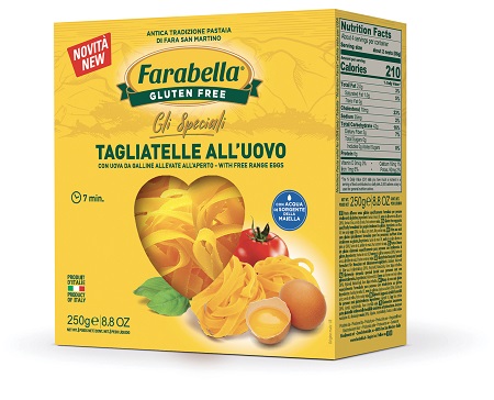 FARABELLA TAGLIATELLE ALL'UOVO 250 G - Farmamood