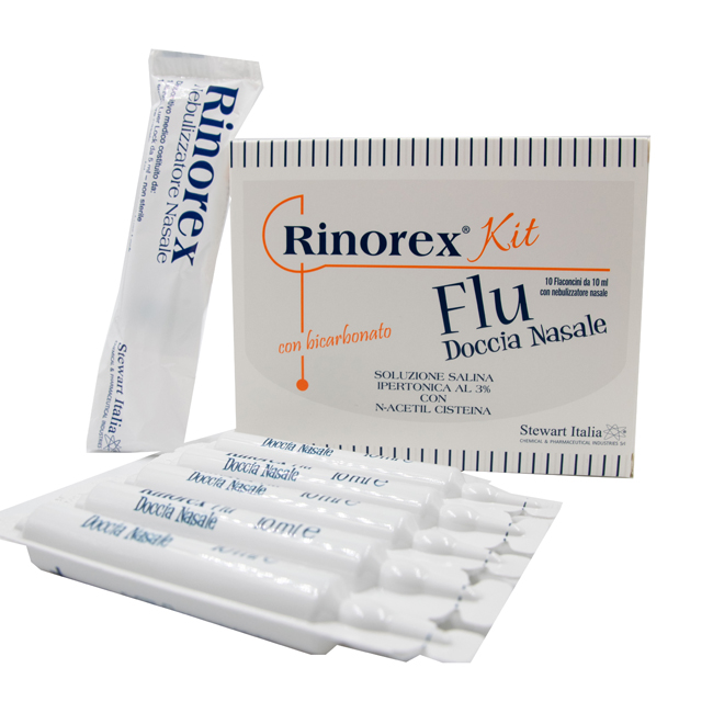 RINOREX FLU DOCCIA KIT - Farmamood
