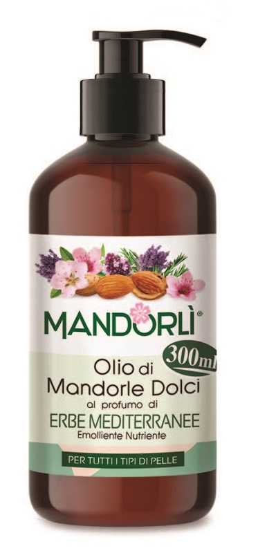 MANDORLI ERBE MEDITERRANEE OLIO CORPO 300 ML - Farmamood